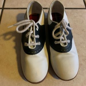 Black and white oxford Shoes